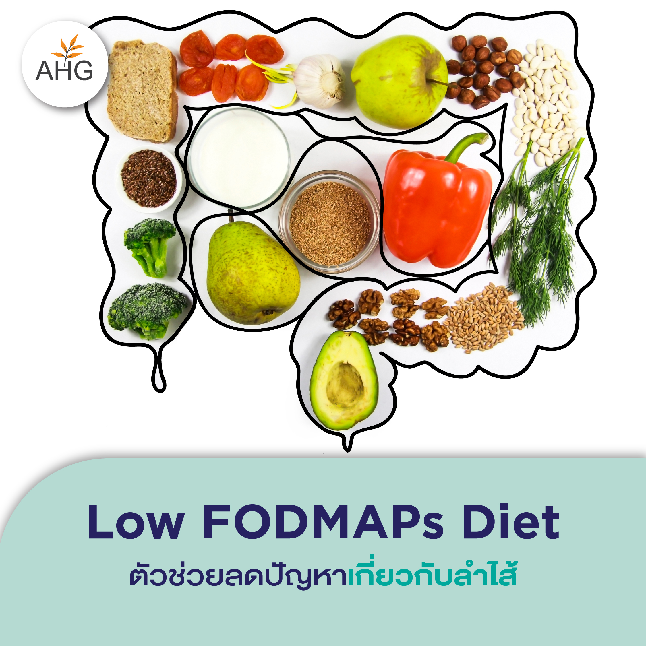 Low FODMAPs Diet ตัวช่วยลดปัญหาเกี่ยวกับลำไส้ - Arun Health Garden